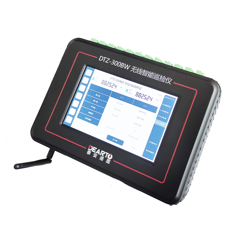 

Wireless intelligent multi-channel temperature and humidity field inspector