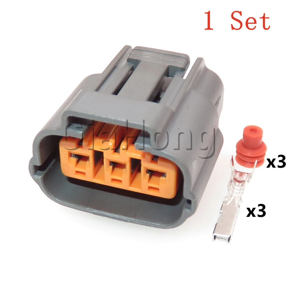 

1 комплект 3-сторонних автозапчастей 6195-0009 6195-0012 Автомобильная Катушка зажигания герметичный разъем автомобильный жгут проводов гнездо