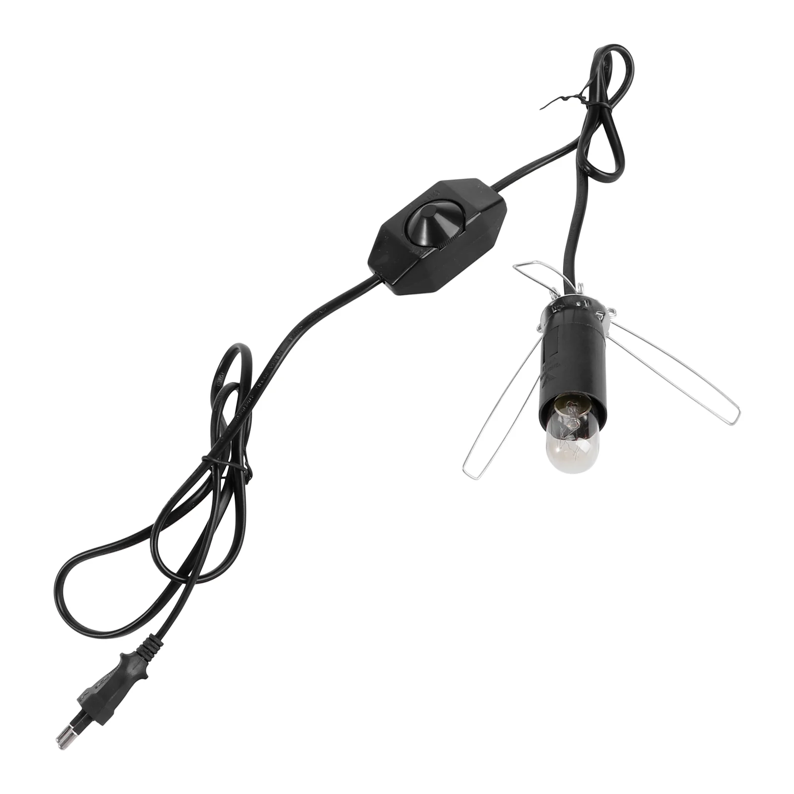 

E14 15W Tungsten Filament Light Bulb and Dimming Light Switch Cable for Salt Lamp with EU Plug