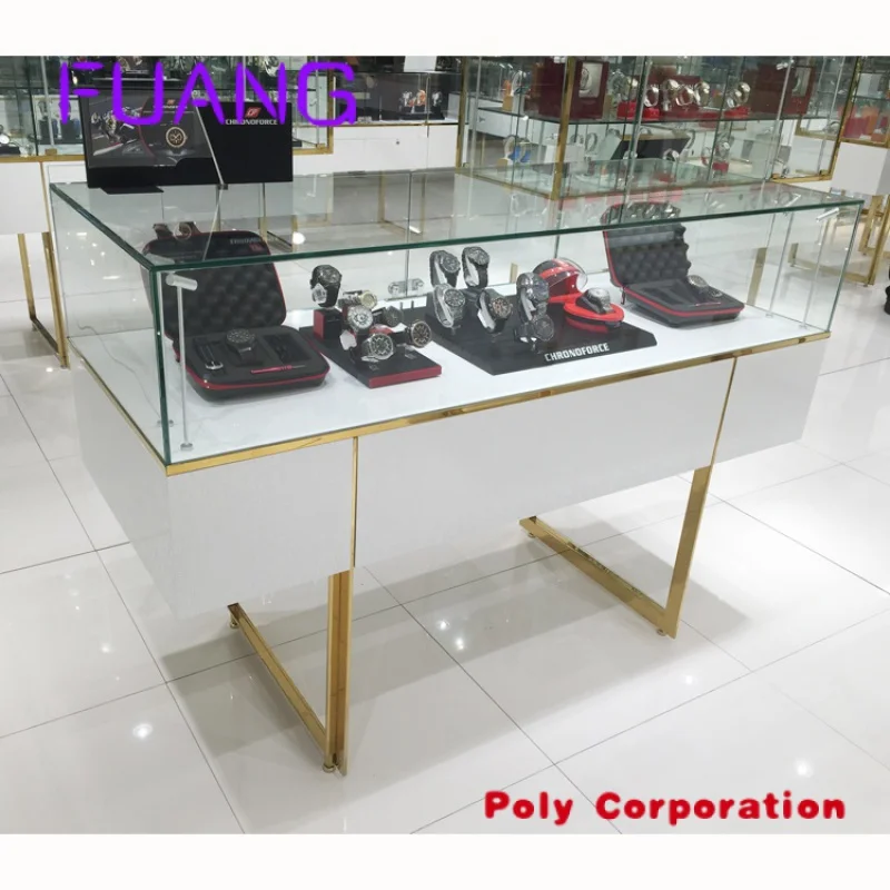 Portable jewelry display cases for trade shows luxury jewellery shop jewelry kiosk