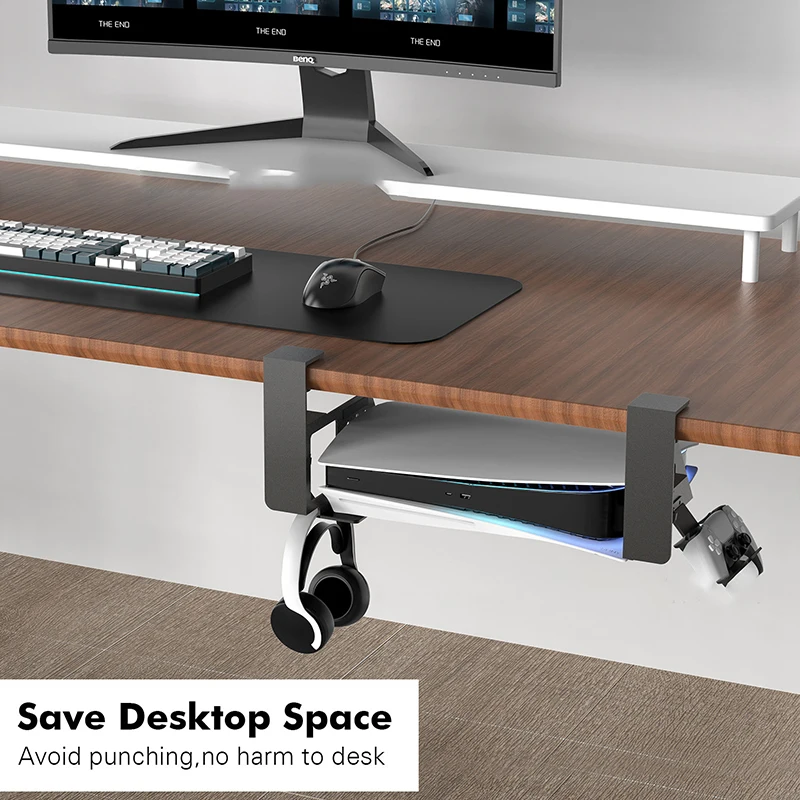 Подвесной держатель под стол для PS5 и Slim