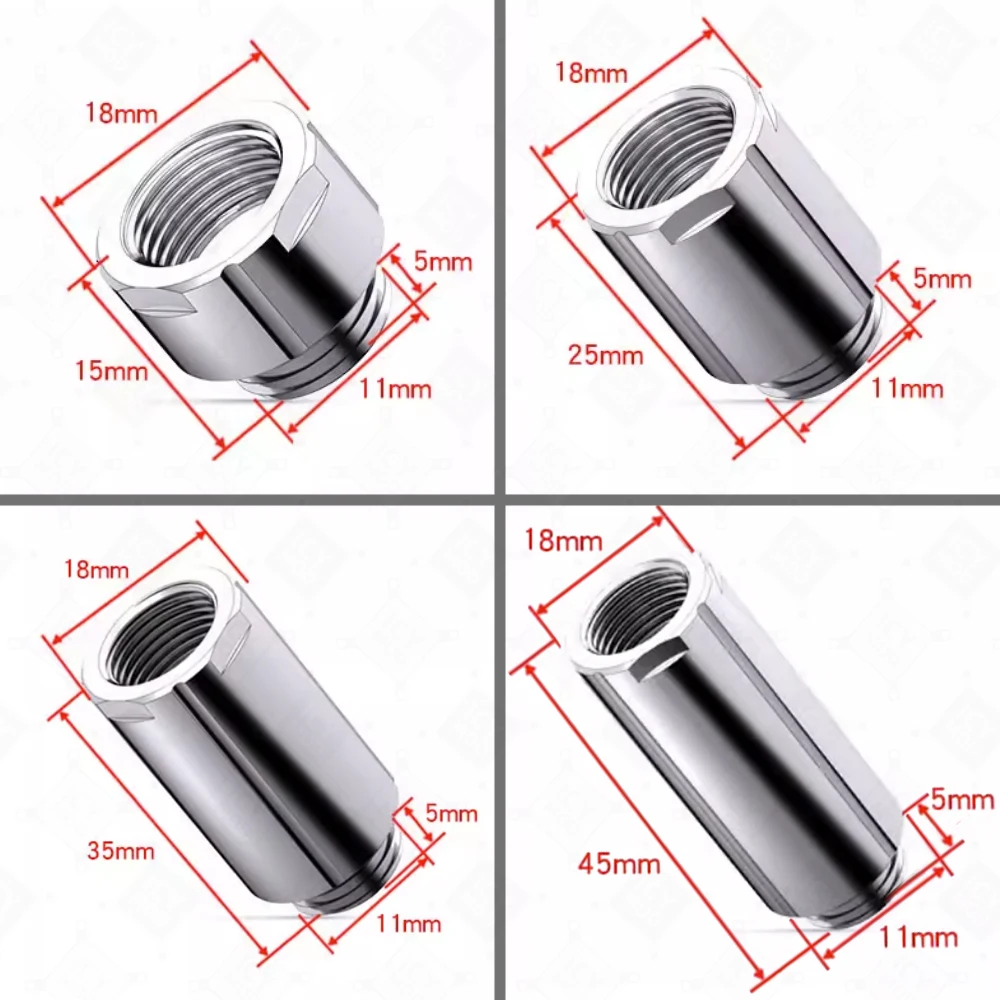Оптовая продажа FREEZEMOD Мужской Женский удлиненный фитинг 10 мм/20 мм/30 мм/40 мм Латунь