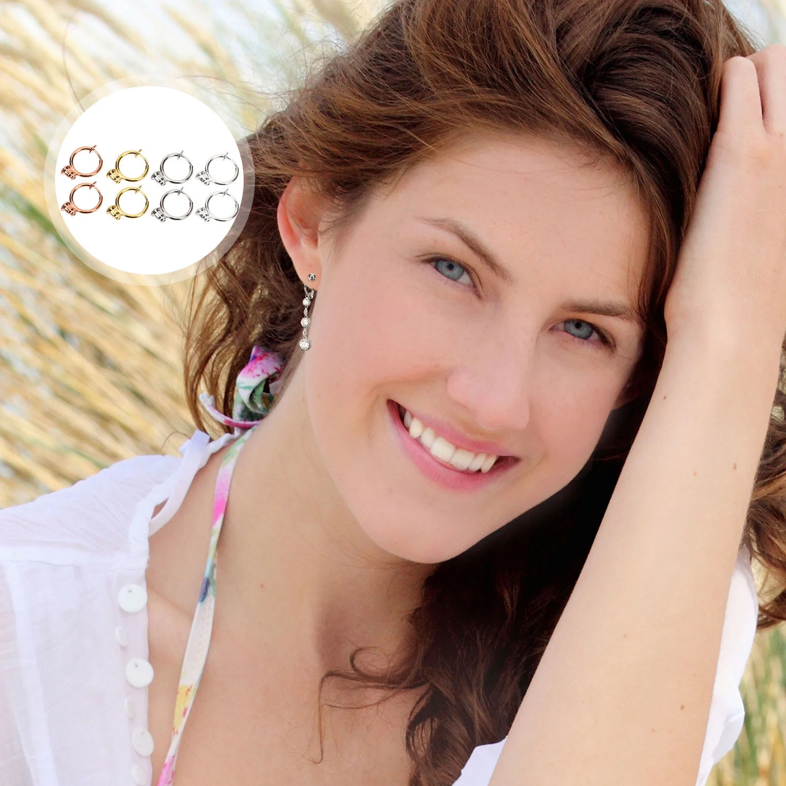 

Ear Acupuncture Jewelry Making Findings Clip Earring Backs Clips Non Pierced Ears Components