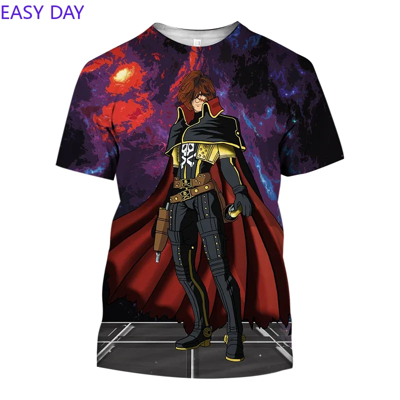 Футболка Мужская/женская оверсайз с 3D-принтом космический пират