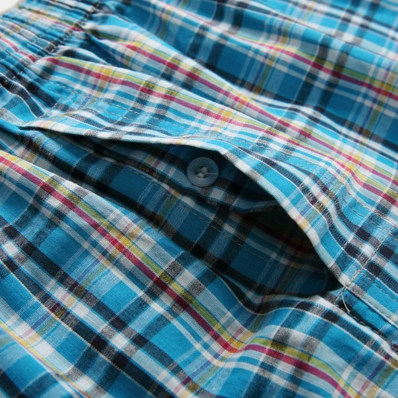 8Pcs/Lot Mens Panties Men Underwear Boxers Arrow Pants 100% Cotton Boxershorts Plus Size Comfort Loungewear Soft Plaid Shorts