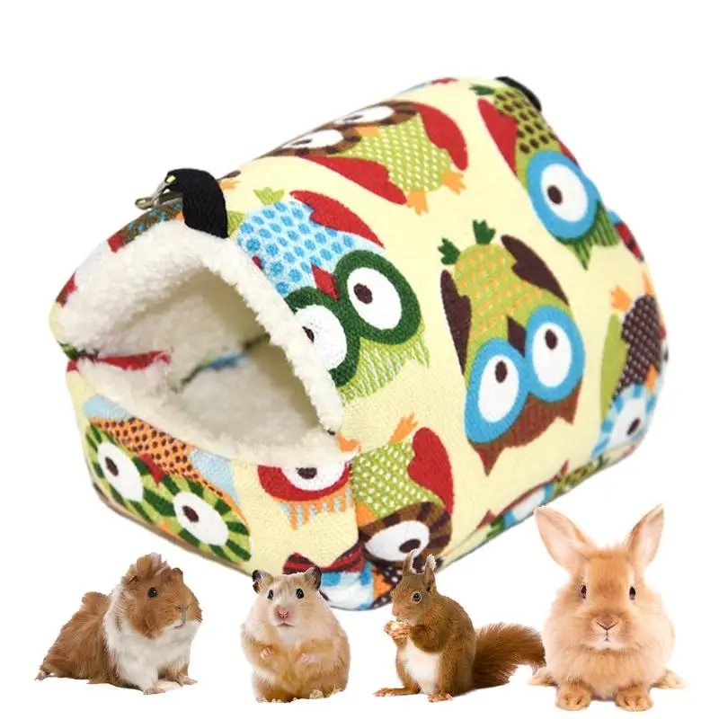 Гамак для хомяка морская свинка хлопковое гнездо подвесная кровать моющаяся