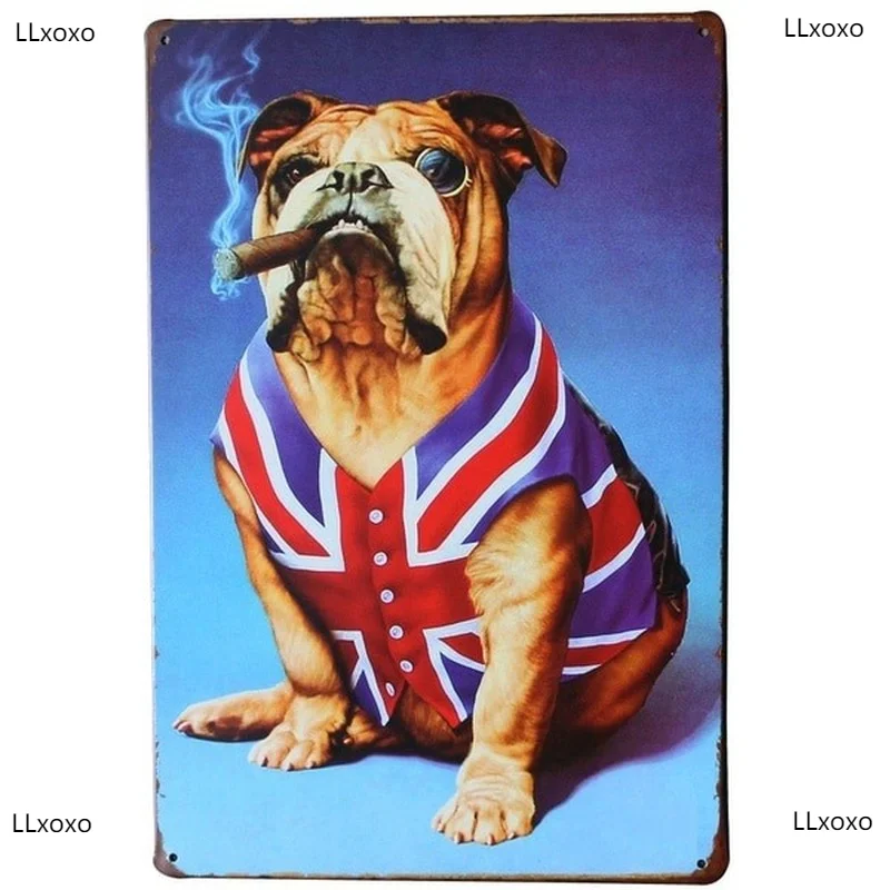 

Vintage metal poster smoking poster/dog/tin sign/metal iron plate for home decor/bar/cafe/pub wall decoration