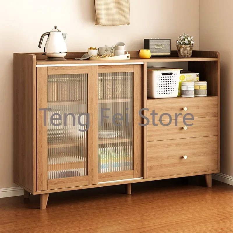 Шкаф-сервант для столовой скандинавский дисплей кухонный сервант гостиной