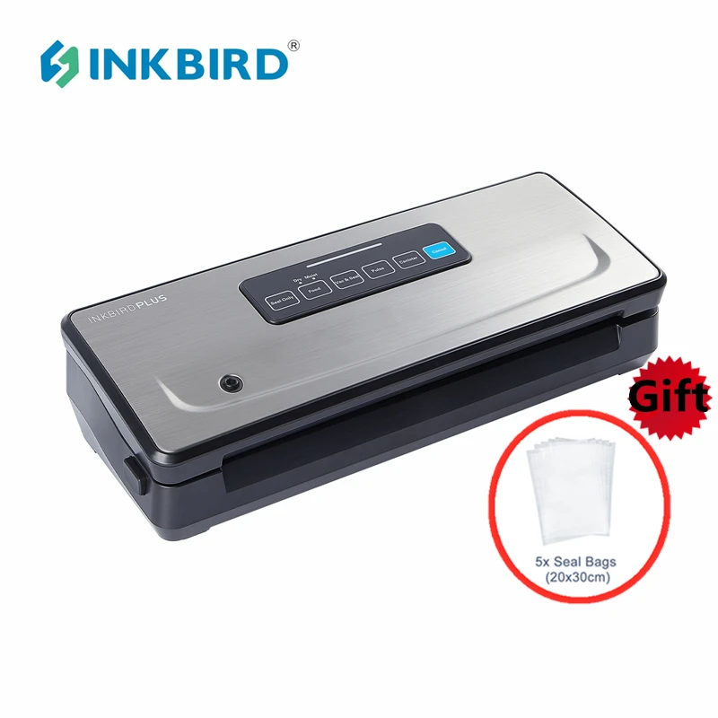 

INKBIRD 2nd Generation of Vacuum Sealer With Dry/Moist/Pulse/Canister Sealing Modes for Food/Beverage Preservation Freshness