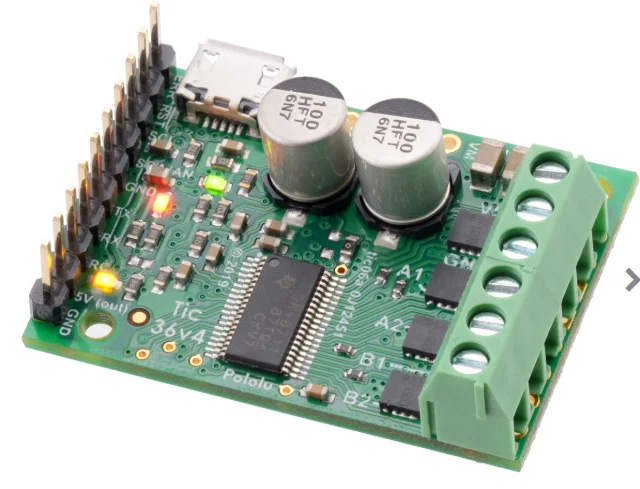 Многоинтерфейсный мощный шаговый двигатель 3140 Tic 36v4 USB C