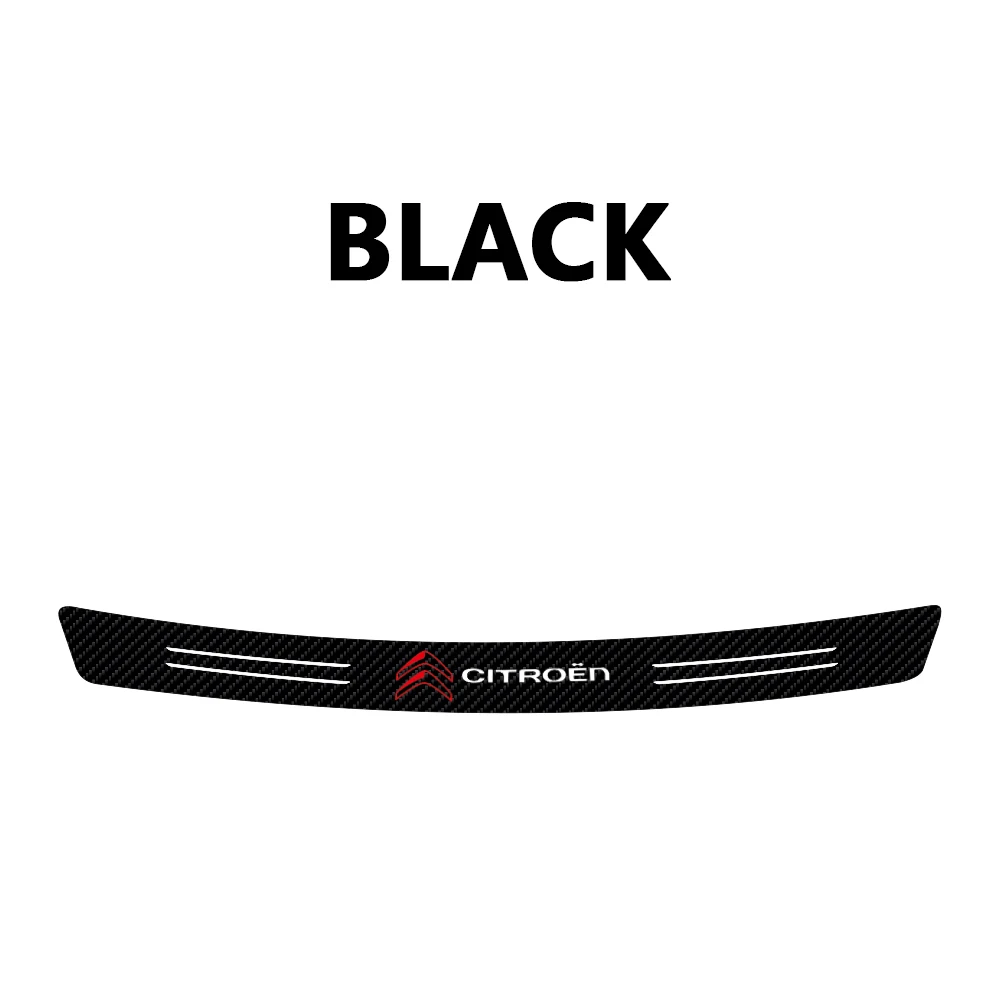 

1 шт., защитная наклейка на задний бампер из углеродного волокна для Citroen C3 C5 C2 knobc4 picasso C1 berlingo VTS, автомобильные аксессуары