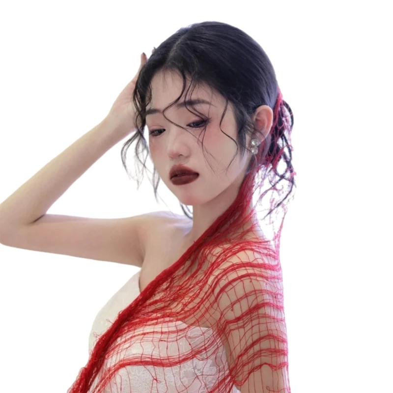 Рваная шаль для женщин дорожные фотосессии рваный сетчатый шарф накидка на плечо