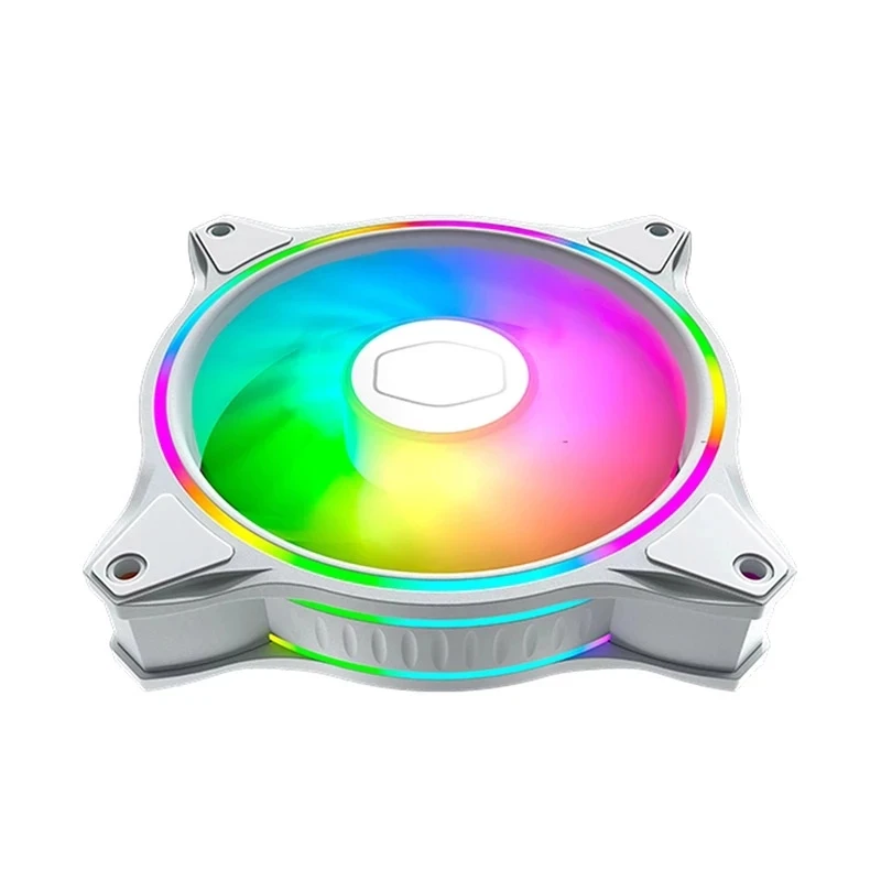 Вентилятор охлаждения Master MF120 HALO черный/белый 12 см 5 В 3 контакта RGB световой эффект