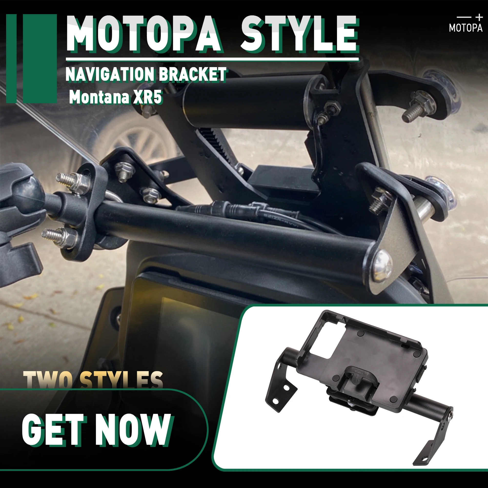 

Кронштейн для навигатора MOTOPA для мотоцикла Macbor Монтана XR5, кронштейн для GPS-навигатора для Macbor Монтана XR5 2019-2023