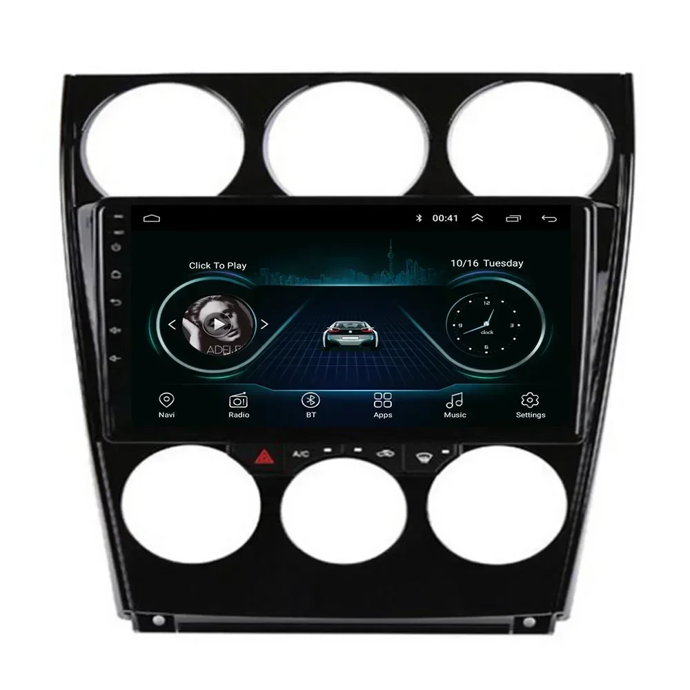 9&quot 4G 4+64GB android 12 For Mazda 6 2002 2003 2004 2005 2006 2007 2008 Multimedia Car DVD Player Navigation GPS Radio carplay