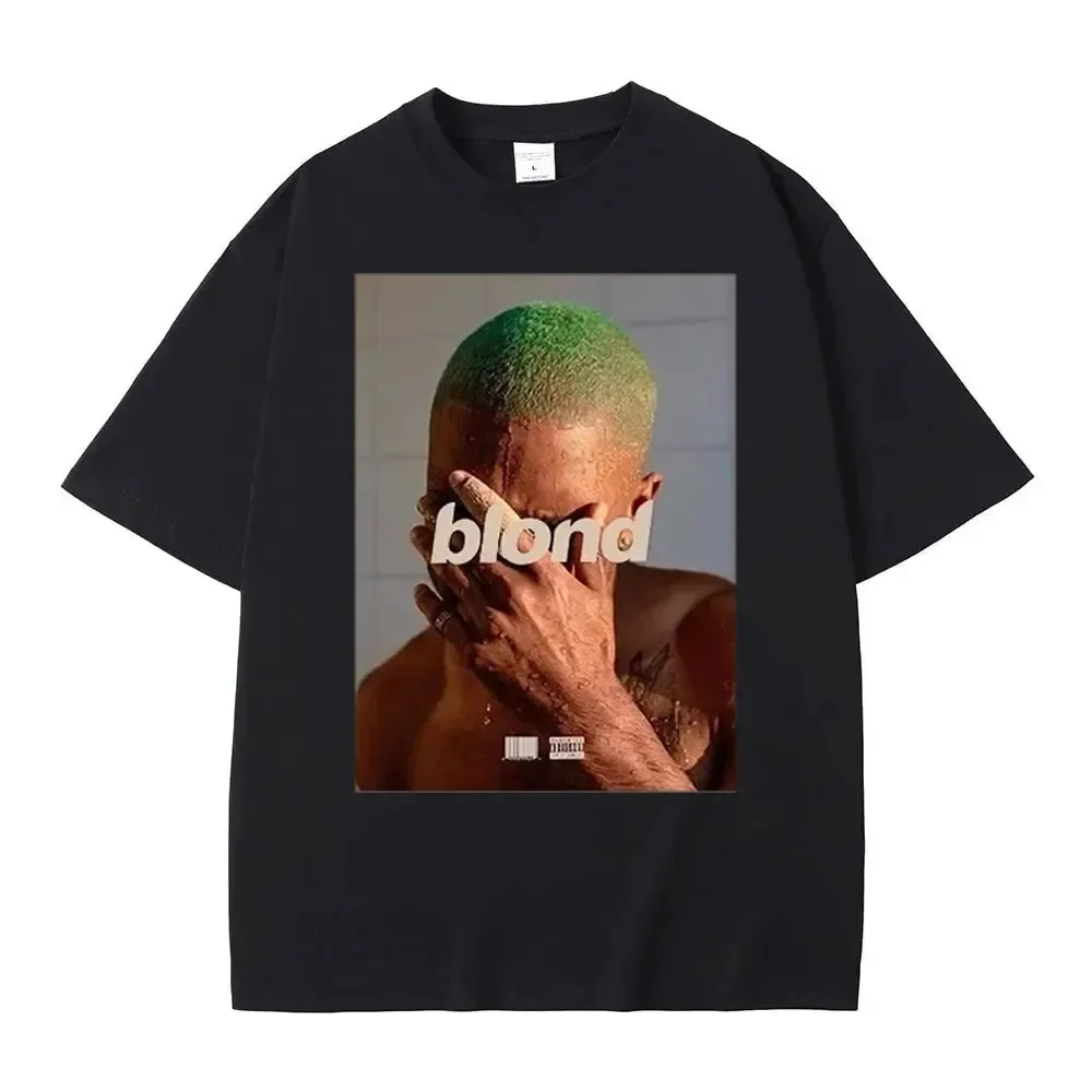 Футболка в стиле хип-хоп женская рубашка оверсайз альбома блонд с принтом рэпера