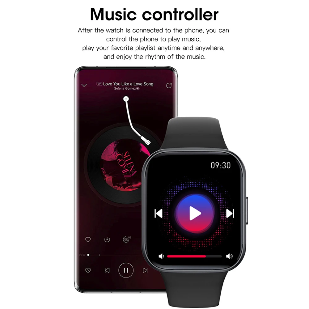 Смарт-часы 1 83 дюйма с синим зубом для мужчин и женщин