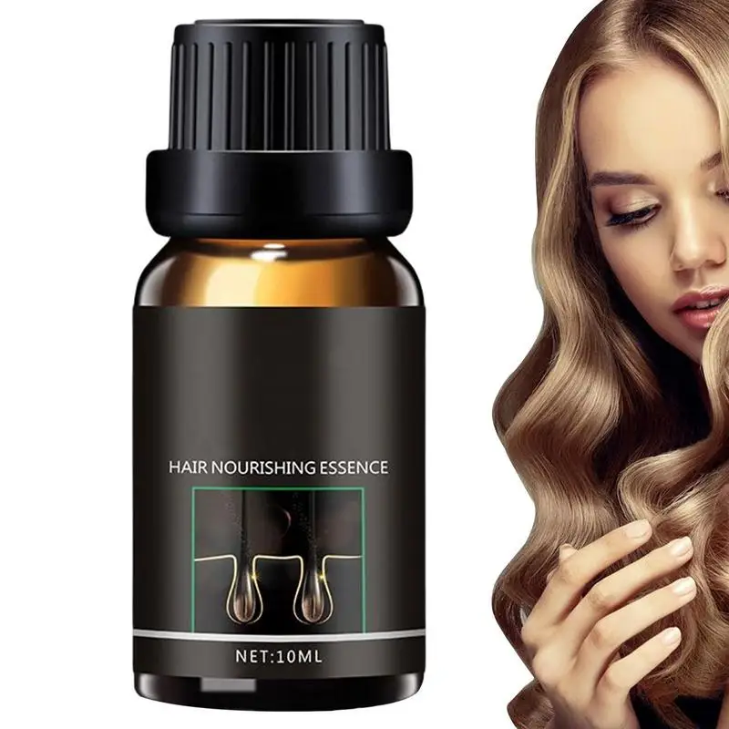 

Фризное масло эфирное масло для роста волос 10 мл, глубоко увлажняющая эссенция для ухода за кожей головы, натуральный фризер для сухих разде...