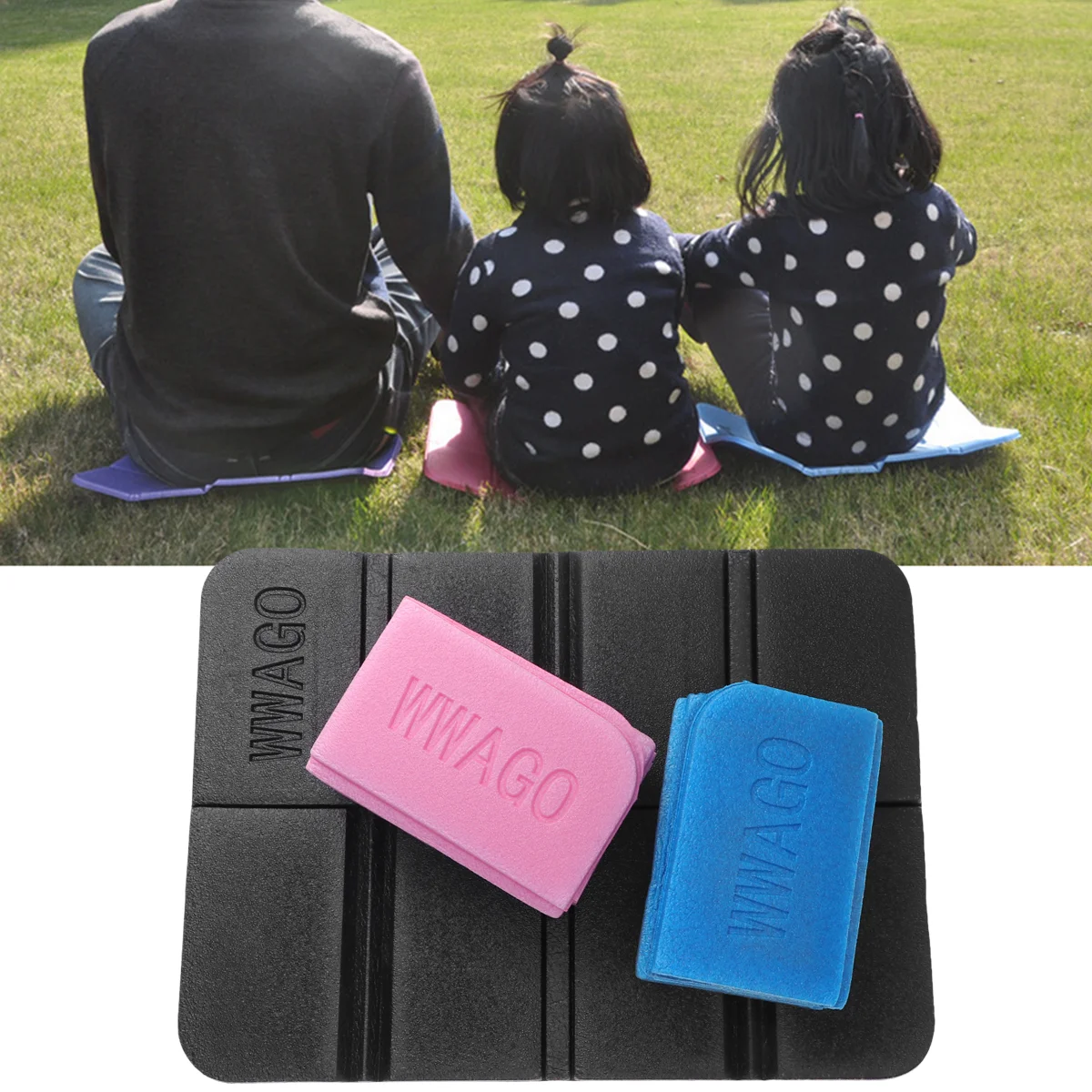 

3 Pcs Picnic Pads Waterproof Ultra-light Portable Beach Pads Camping Mats for Travel Backyard Play Outdoor Party
