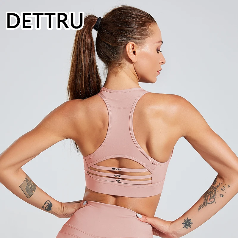 

Женский тренировочный спортивный бюстгальтер, сексуальный противоударный бюстгальтер для фитнеса, однотонная спортивная одежда, модный б...