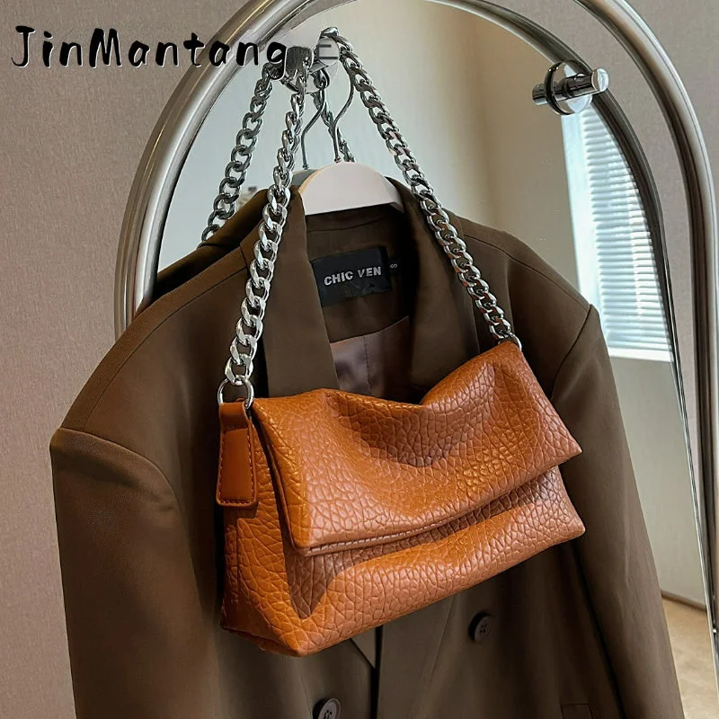 

Новые боковые сумки на плечо для женщин 2022, модные дизайнерские маленькие сумки через плечо из мягкой кожи на цепочке и кошельки, сумочка