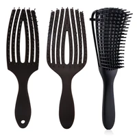 professional detangling hair brushes hollow out comb detangler scalp massage tool for wet dry long short thick drop shipping