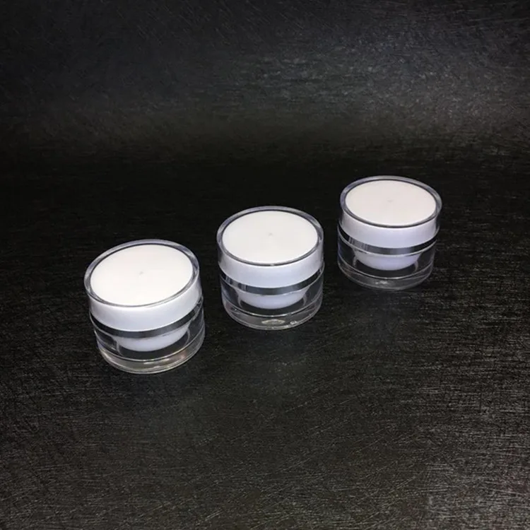 15 г 30 50 квадратная банка для крема прозрачная двойная утолщенная бутылка BB