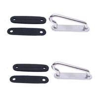 1 pair ss316 scuba diving quick adjust buckle cinch adapter with rubber pad diving accessoires