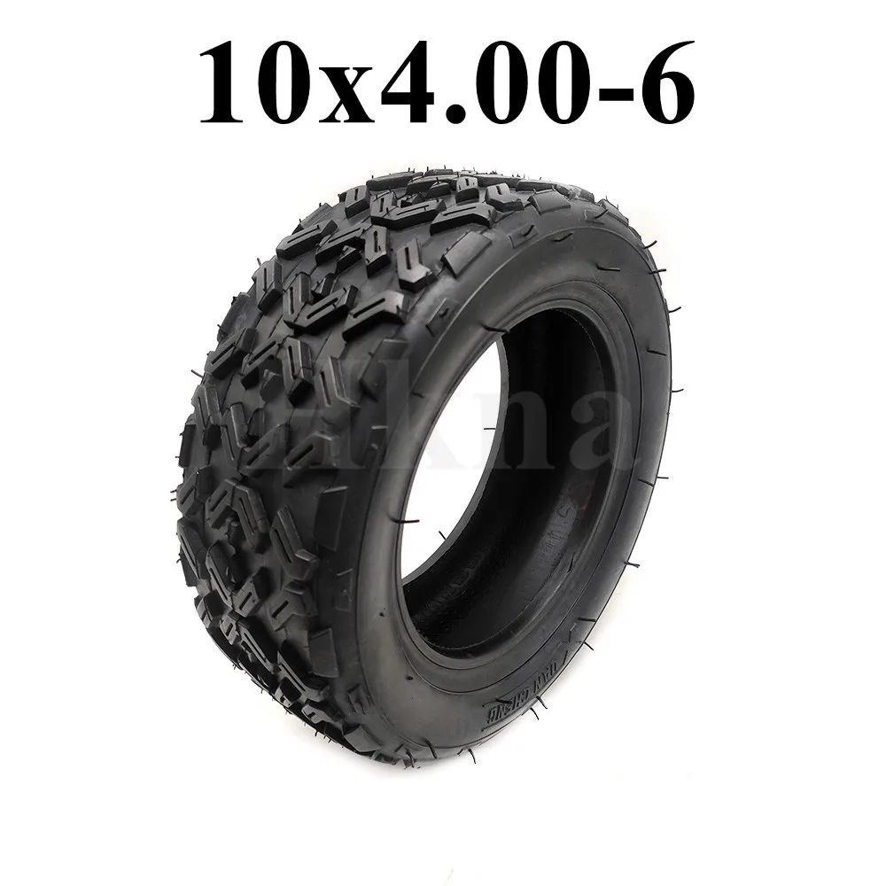 

10X4.00-6 Tire 10 Inch Tubeless Vacuum Tyre for Go Karts ATV Quad Folding Electric Scooter Bike 10x4.0-6 Off-Road Tires