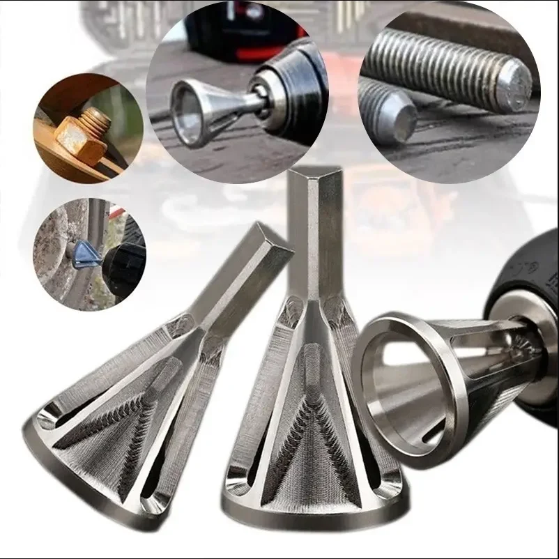 

Triangular Handle Hex Handle HSS Deburring External Chamfer Tool Stainless Steel Remove Burr Tools for Metal Drilling Tools