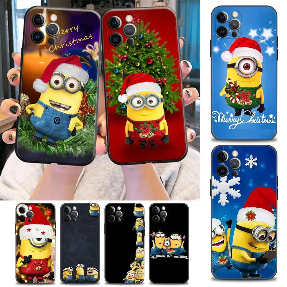 

Funda Coque Phone Case for iPhone Apple 11 12 13 14 Pro 7 8 SE X XR XS Max Mini Plus Case Capa Para Cover Despicable Me Minions