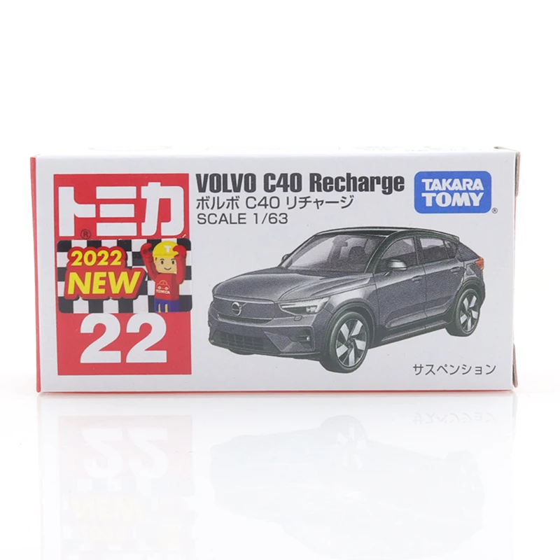 

Takara Tomy Tomica No.22 Volvo C40 Recharge 1/63 Hot Pop Kids Toys Motor Vehicle Diecast Metal Model