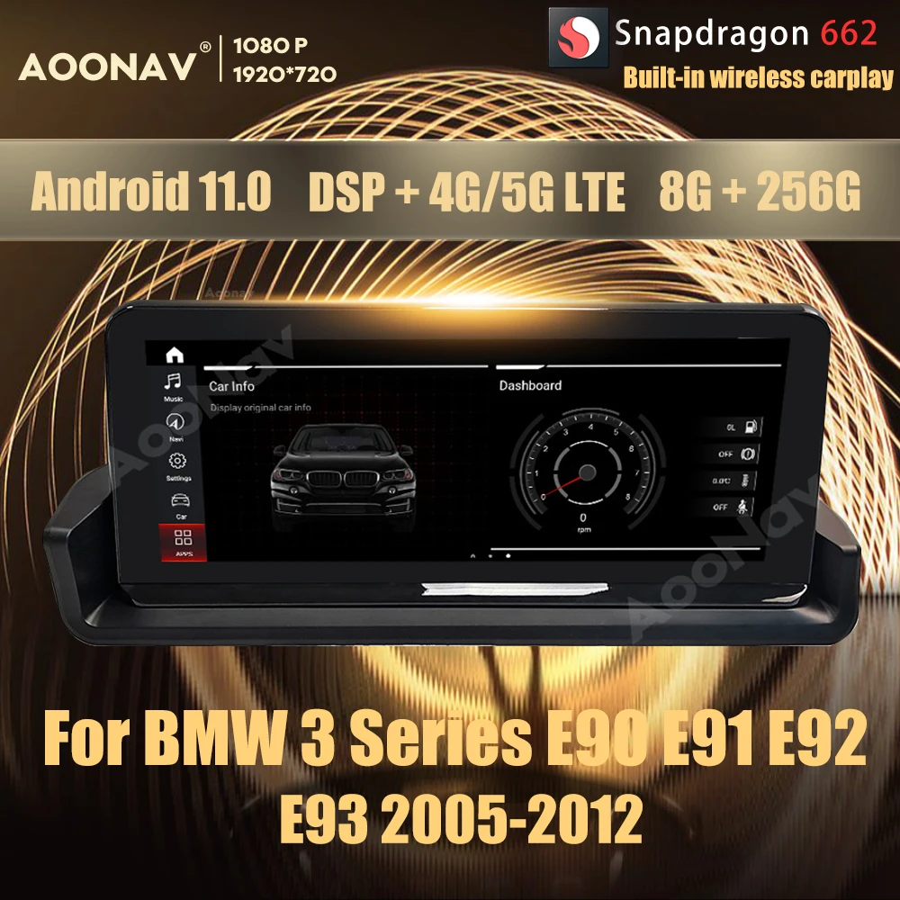 10.25 Inch Snapdragon 662 Android 11.0 car radio For BMW 3 Series 2005-2018 multimedia android auto Google carplay autoradio 10.25 Inch Snapdragon 662 Android 11.0 car radio For BMW 3 Series 2005-2018 multimedia android auto Google carplay autoradio
