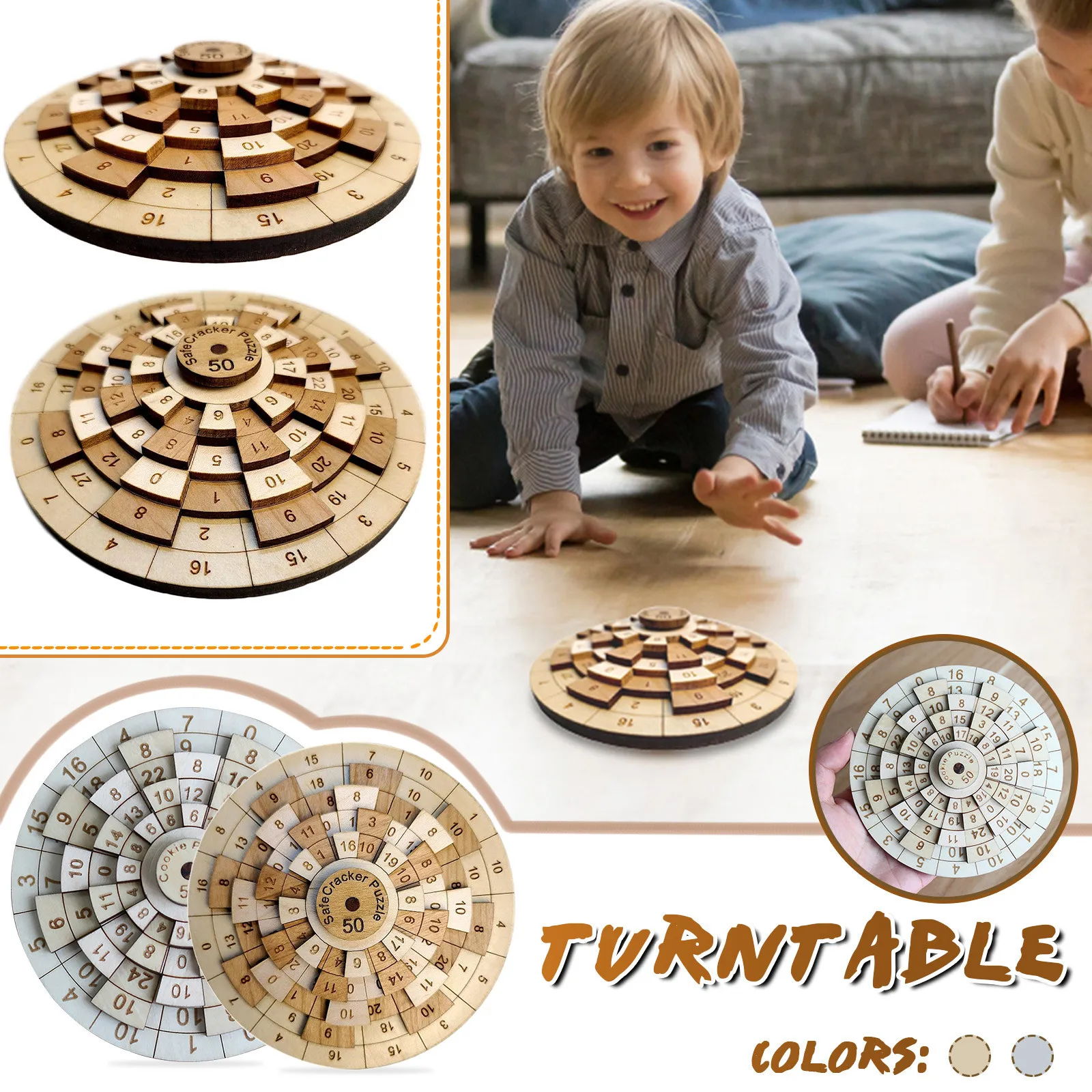 Новый деревянный пазл 2022 50 детских игрушек Высокоинтеллектуальный развивающий