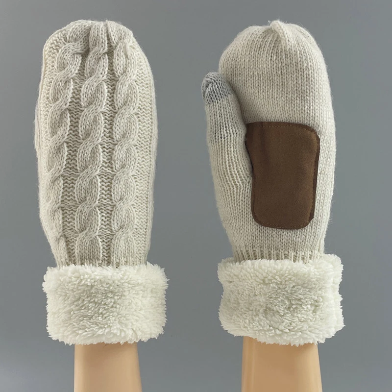 

New Fashion Women Cold Winter Warm Hand Finger Gloves Female Winter Mittens Gloves Cute Comfortable Girls Mittens