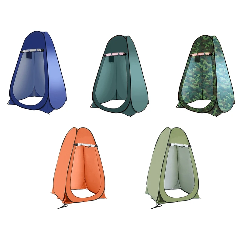 

1 Set Waterproof Outdoor Bathing Tent Changing Tent Shower Tent Privacy Tent Blue