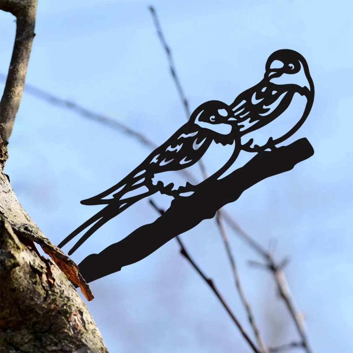 

Metal Swallows Bird Silhouette - Birds Of A Feather - Rustic Outdoor Home & Garden Decor - Housewarming Gift New Products 2023