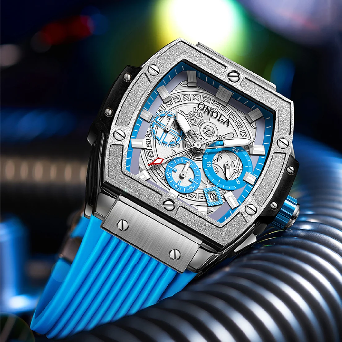 

luxury watch men brand ONOLA Fashion wine barrel waterproof quartz new Watches men 2022 Clock relogio masculino