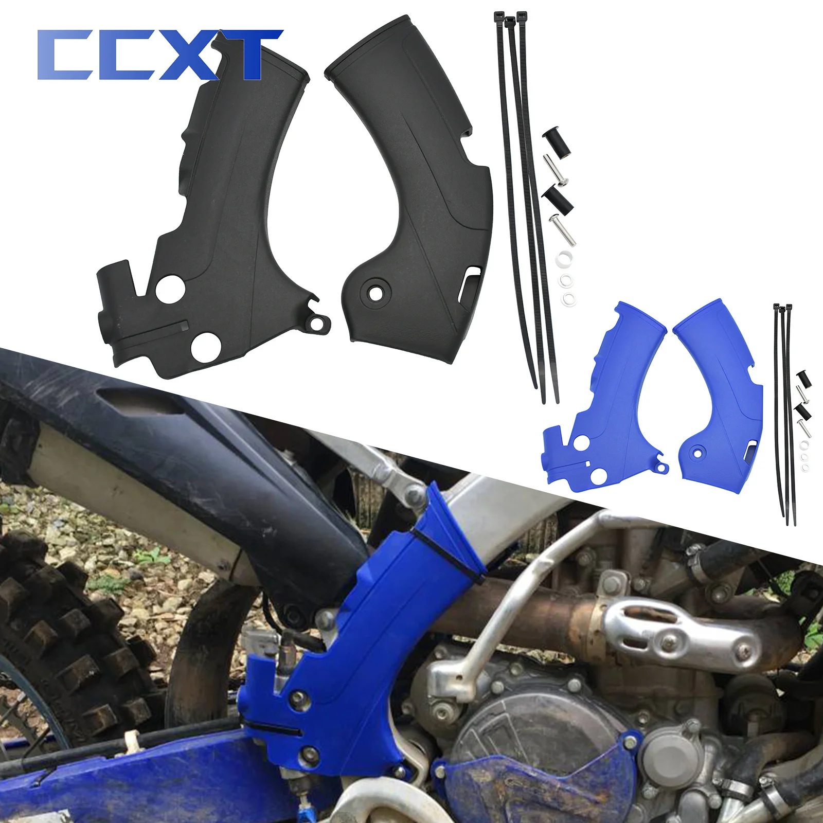 

Защита рамы мотоцикла, защитные крышки, пластиковая защита рамы для Yamaha YZ250F YZ450FX 2019-2022 YZ450F 2018-2022 YZ 250F 450F 450FX