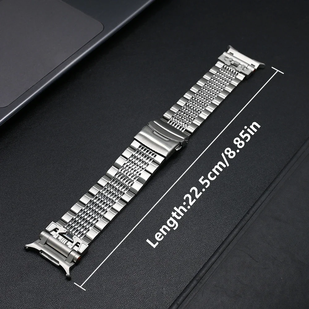 Ремешок из нержавеющей стали для Samsung Galaxy Watch Ultra 47 мм роскошный браслет SAMSUNG GALAXY