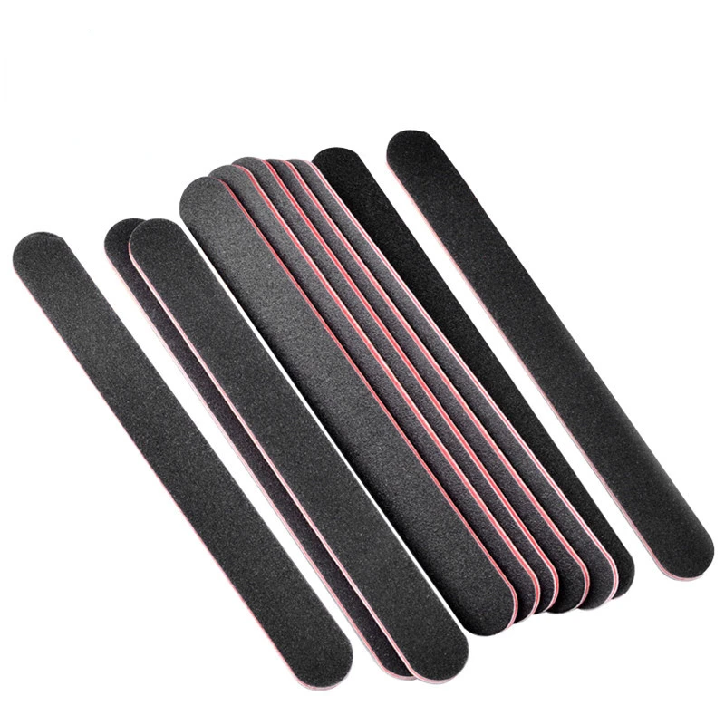 

10Pcs Nail Files Sanding 100/180 Round Grit Buffer Block Pedicure Manicure Buffing Polish Beauty Tools Professional Nail Files