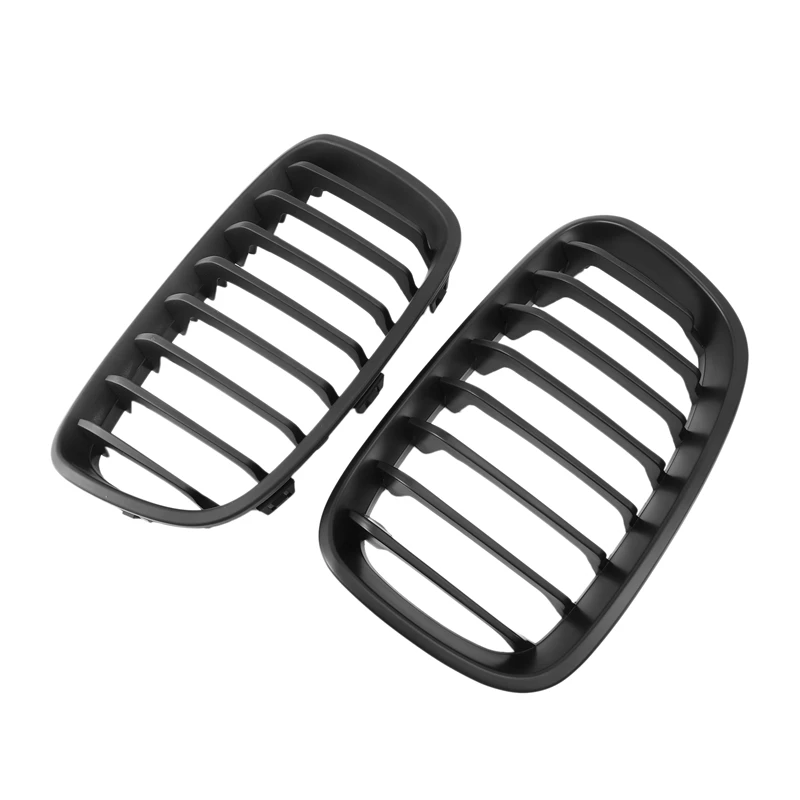 

Front Kidney Grilles Matte Black 51137239022 51137239021 51137262120 For BMW 1 Series F20 11-14 Auto Replacement Part