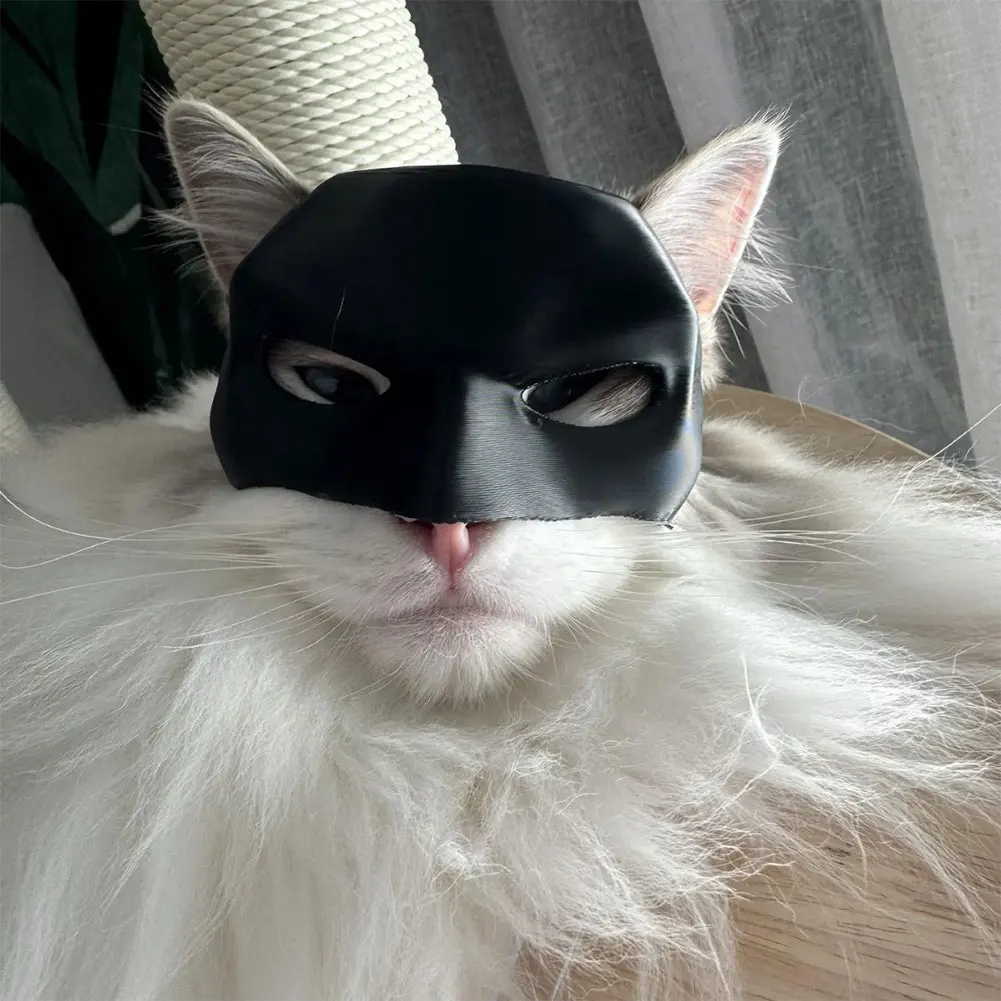Черная Летучая Мышь Кошка Мститель Полумаска Для Лица Костюм Ручной Работы Кошек