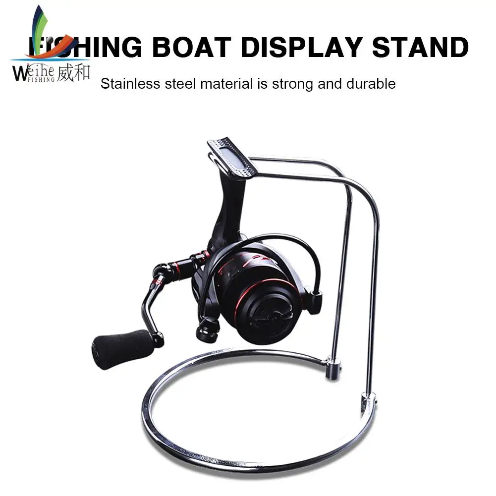 

Съемная стойка для рыболовных колес, кронштейн для дисплея, портативная уличная спиннинговая катушка из нержавеющей стали, легкая переноск...