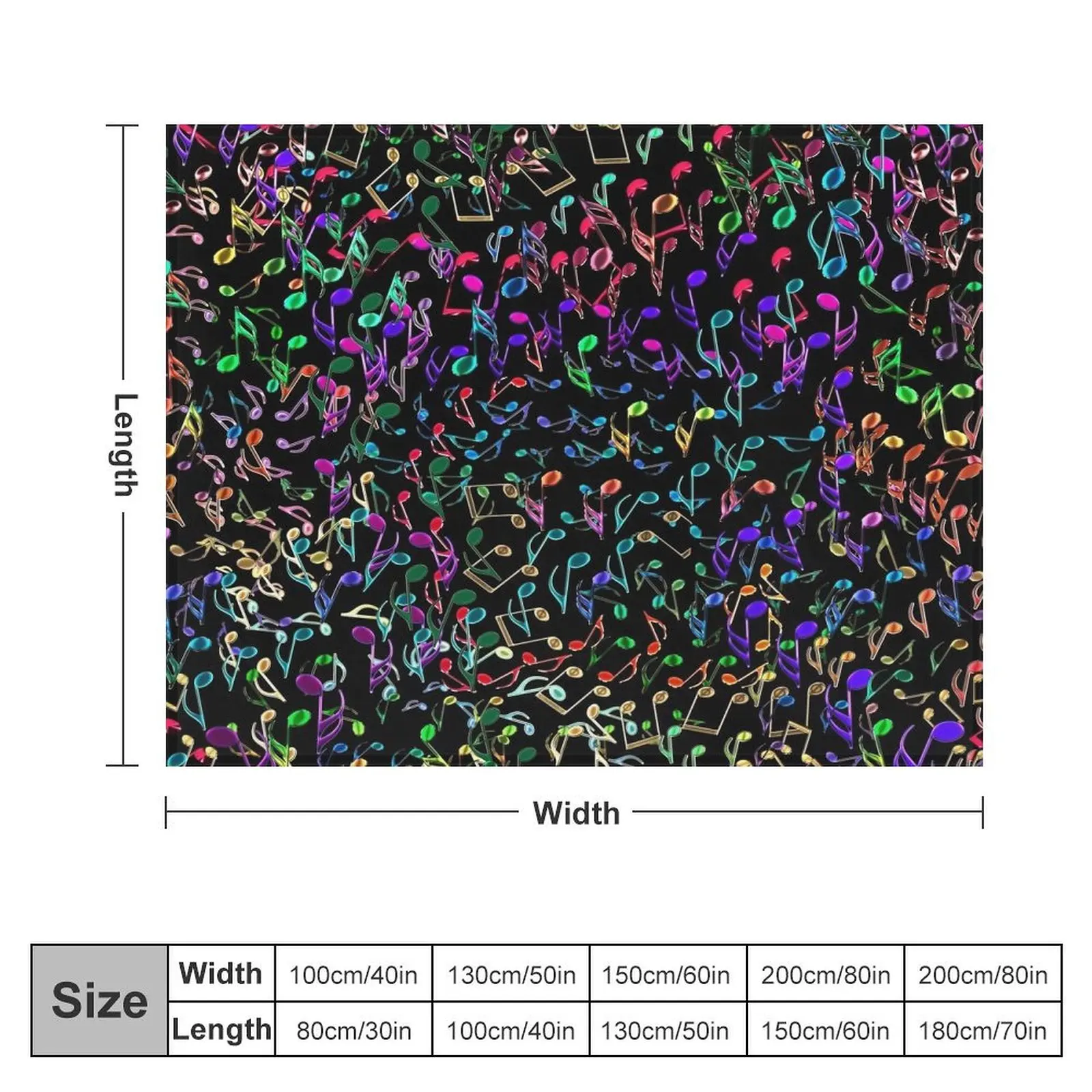 Темные и хаотические музыкальные ноты диванные одеяла для дивана тонкие