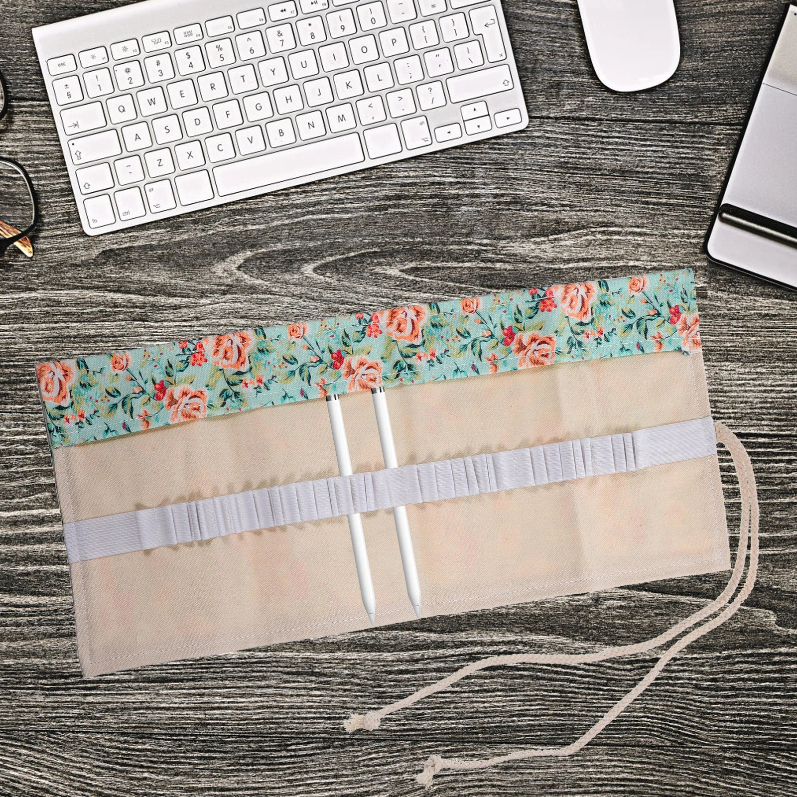 

Roll Up Pens Pouch Canvas Bag Canvas Pen Roll Up Bag Storage Bag Pen Carrying Bag