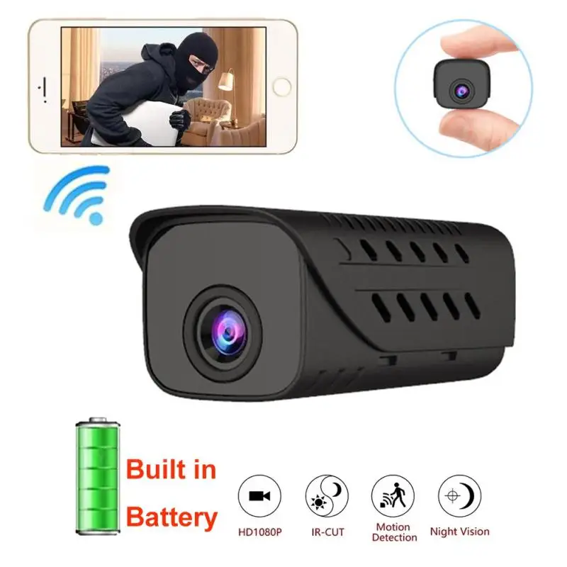 

Мини-камера T9 с поддержкой Wi-Fi, 1080p, HD