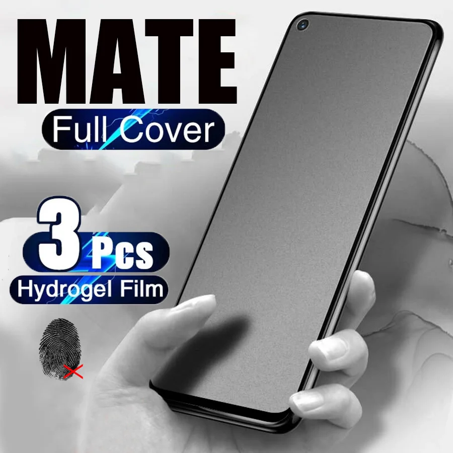 

3PCS Full Cover Matte Hydrogel Film For Realme 9 10 Pro Plus 5G TPU Screen Protector On Realme 9 10 Pro 5G