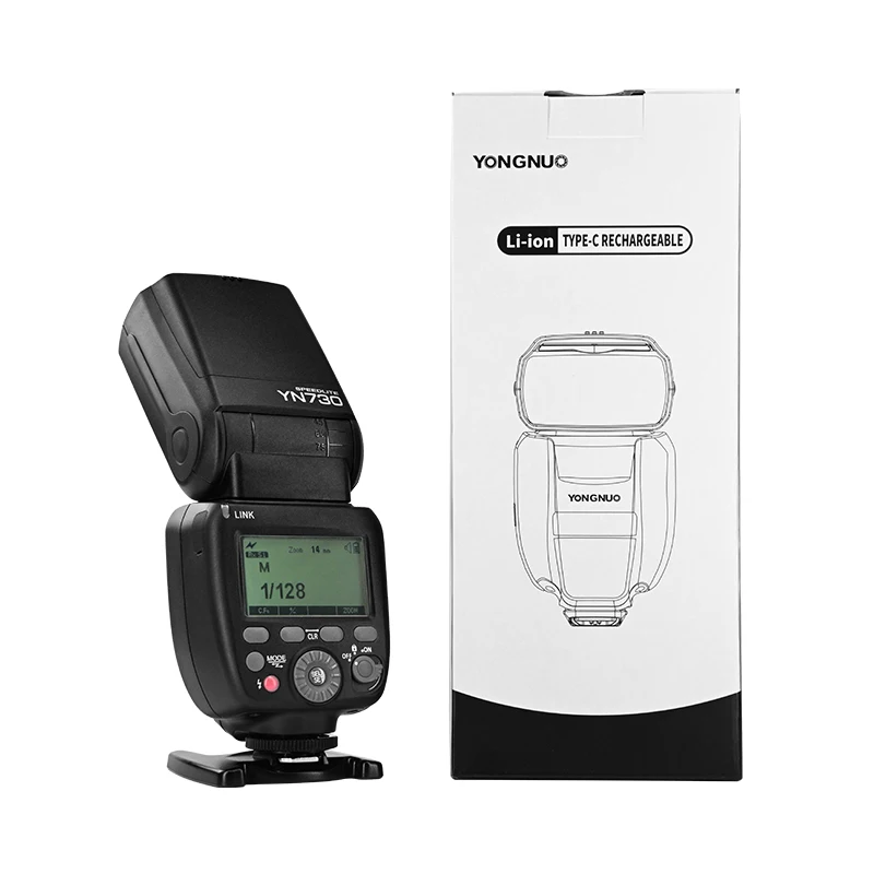 Фото YONGNUO YN730 2,4G GN60 Беспроводная вспышка Speedlite Литий-ионная батарея Вспышка для камеры Canon Nikon Sony Fujifilm Pentax №5