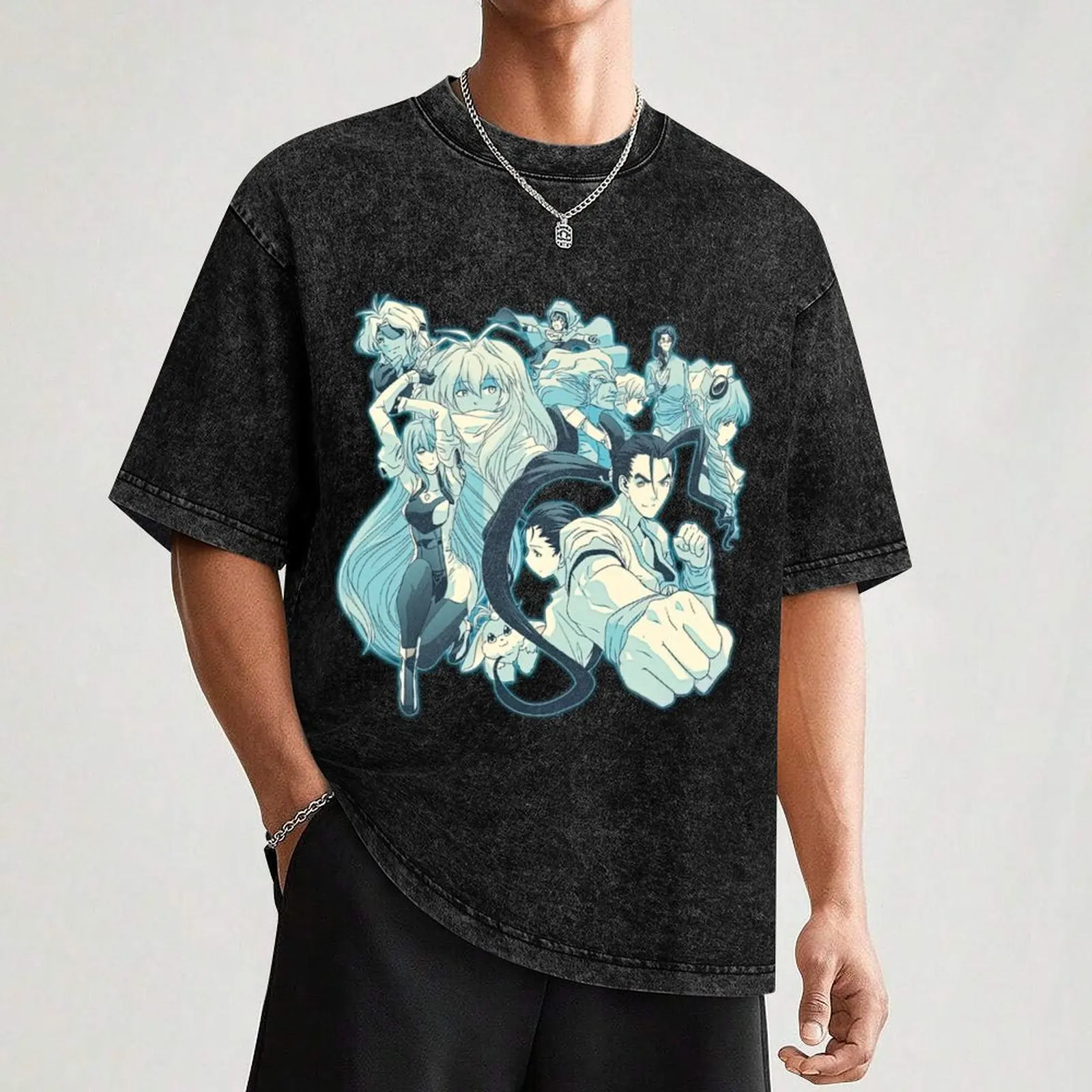 Футболка Robot Rpg мешковатые рубашки одежда в стиле аниме милые топы больших